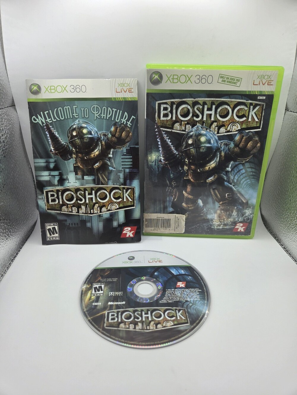 BioShock (Microsoft Xbox 360, 2007, 2K) CIB